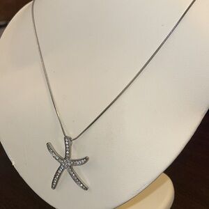 ❤️SALE❤️Starfish Pendent Necklace Sterling Silver